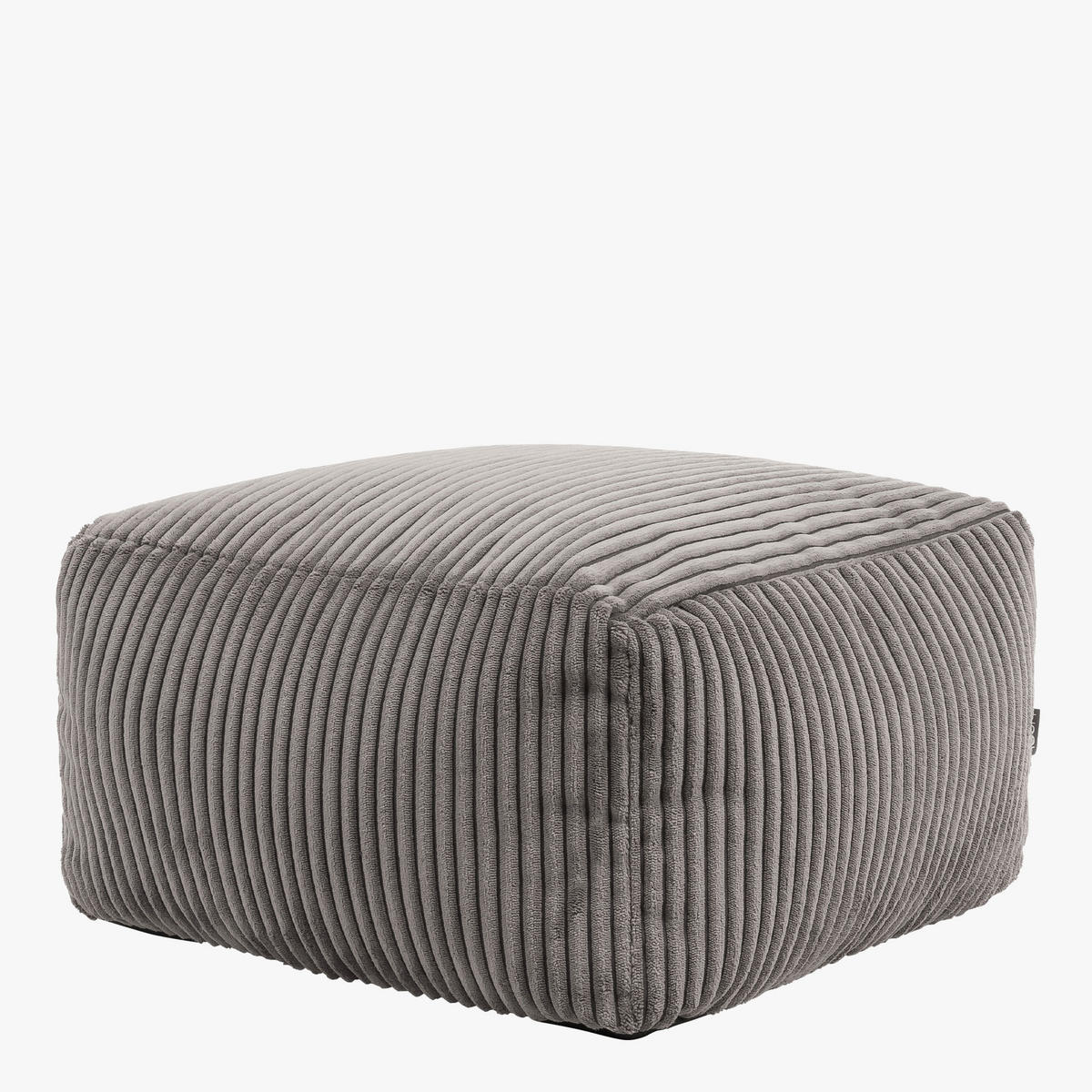 SITZPOUF Amara - Anthrazit, Textil (42/24/42cm) - icon