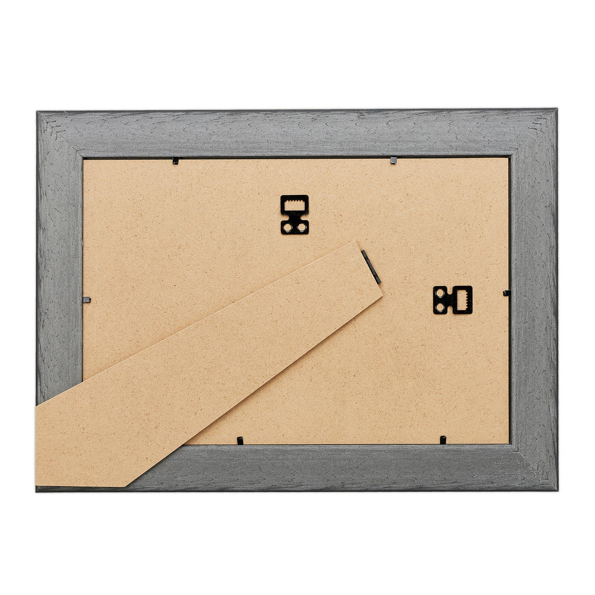 2XBILDERRAHMEN - Goldfarben, Glas/Kunststoff (26.5/36.5/2cm) - Relaxdays