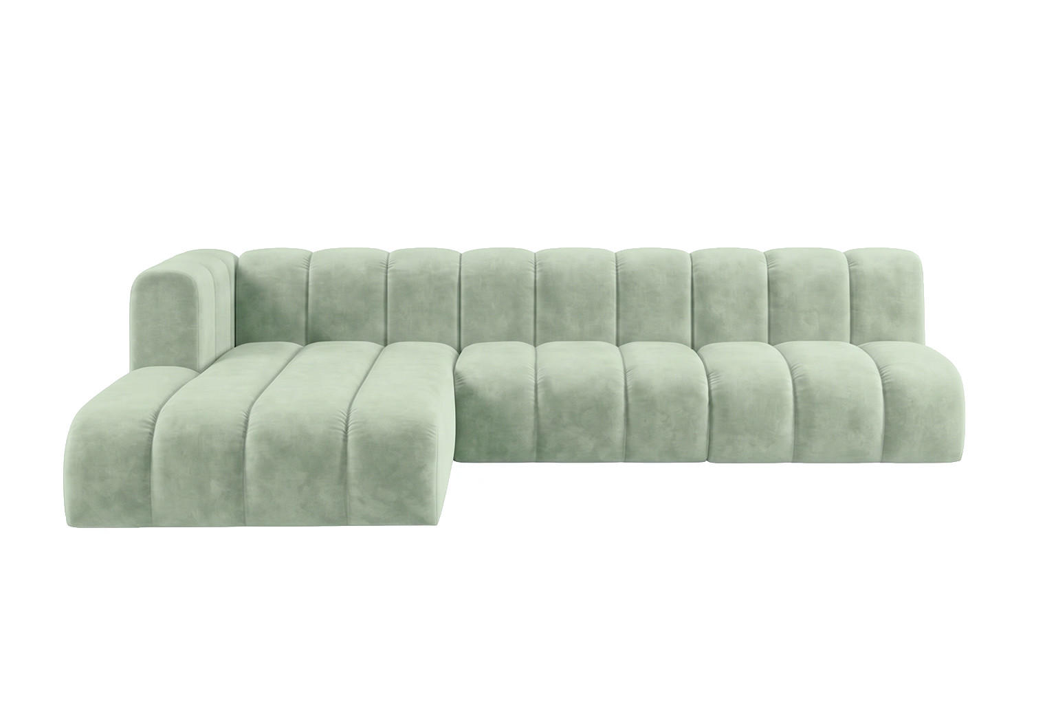 Kaiser Möbel Ecksofa Mintgrün 295x179 cm