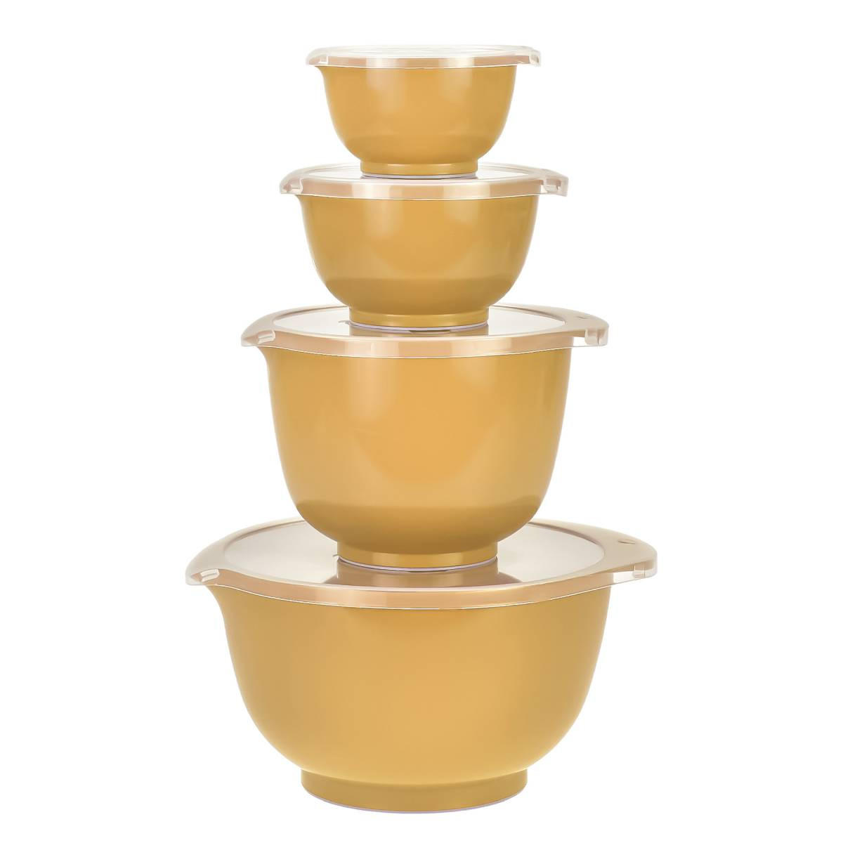 RÜHRSCHÜSSEL-SET Margrethe New gelb (4tlg) - Gelb, Kunststoff (21/15cm) - Rosti