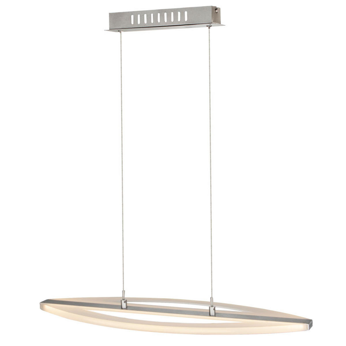 LED HÄNGELEUCHTE LIVINJA Silber - Silberfarben, Metall (60/10/120cm) - Globo Lighting