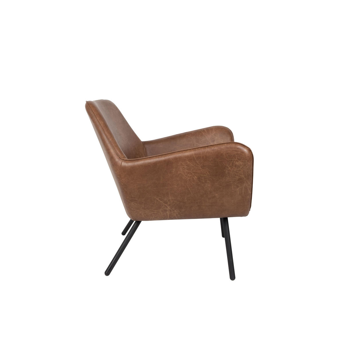 SESSEL Bon Braun - Braun, Textil (80/78/76cm) - Housecraft Living