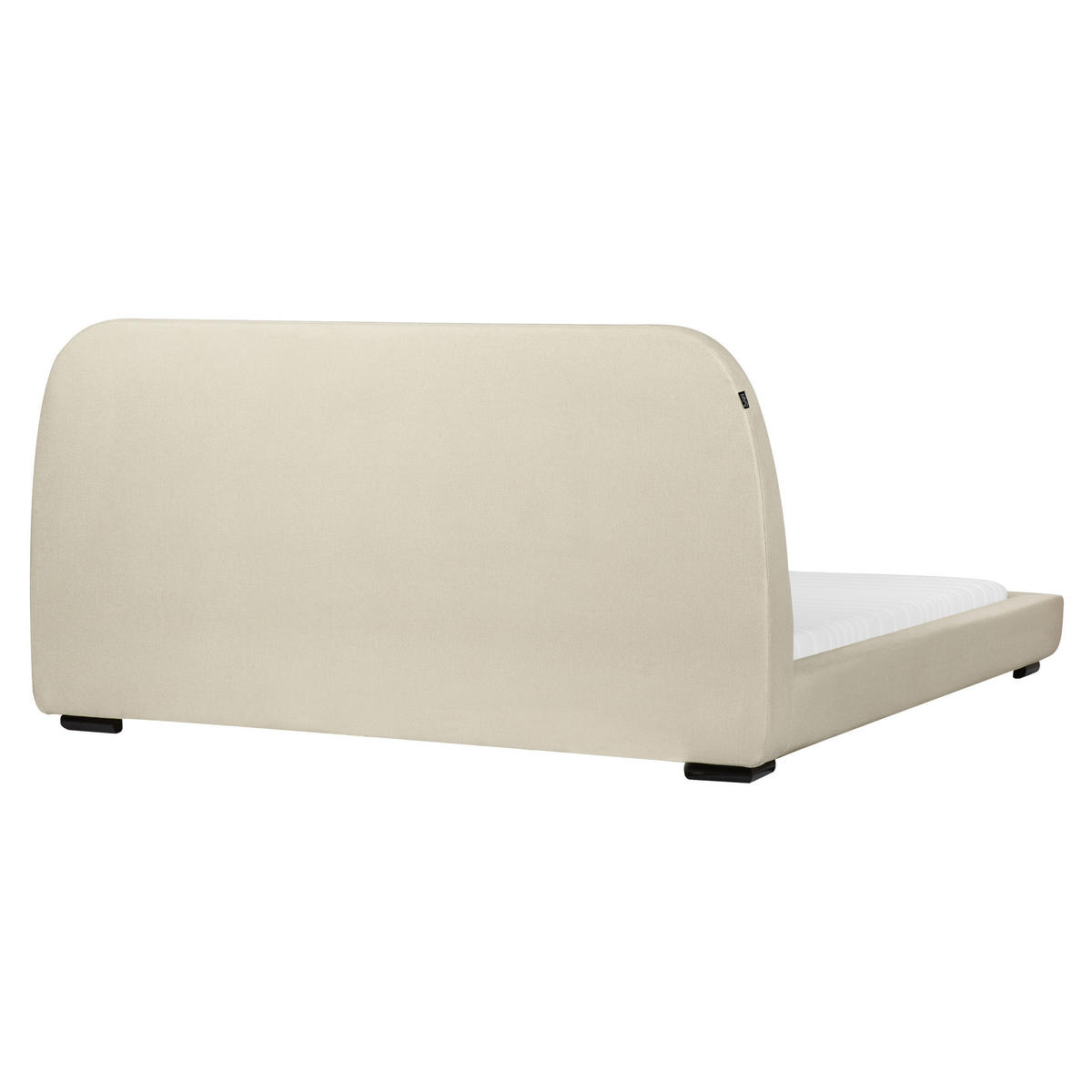 WASSERBETT 180/200 cm Beige Roisel - Creme, Textil (180/200cm) - Beliani