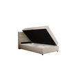 BOXBETT Reve 120 x 200 cm mit Bettkasten und Lattenrost ohne matratze - beige - Beige, Holz (120/206cm) - Panda Möbel