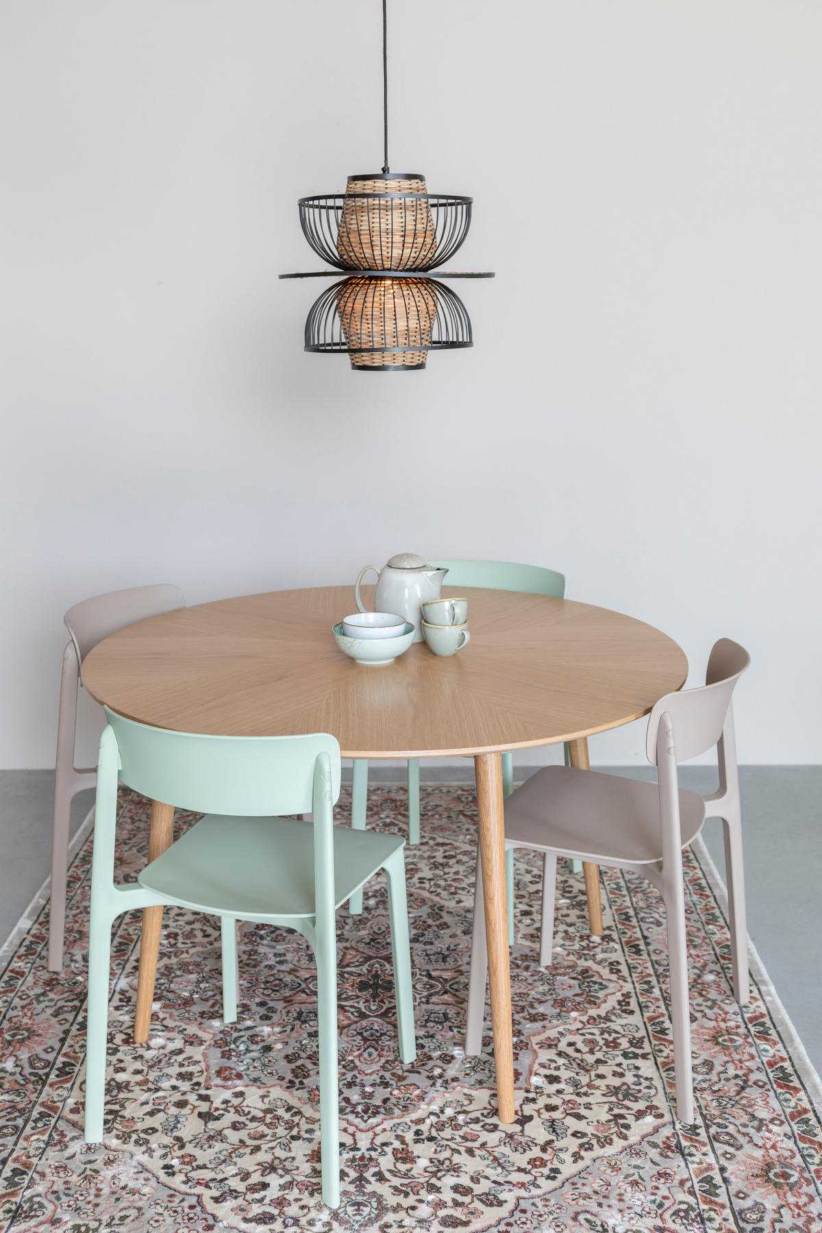 ESSZIMMERSTUHL Clive - Grün - 47/48/79 cm - 4er-Set - Grün, Kunststoff (48/79/47cm)