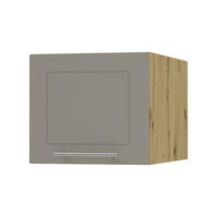 KLAPPHÄNGESCHRANK Kvantum W6B/45 Beige Matt / Eiche Artisan Matt 45 / 59 / 36cm - Beige/Eiche Artisan, Holz/Holzwerkstoff (45/36/59cm) - Feldmann-Wohnen
