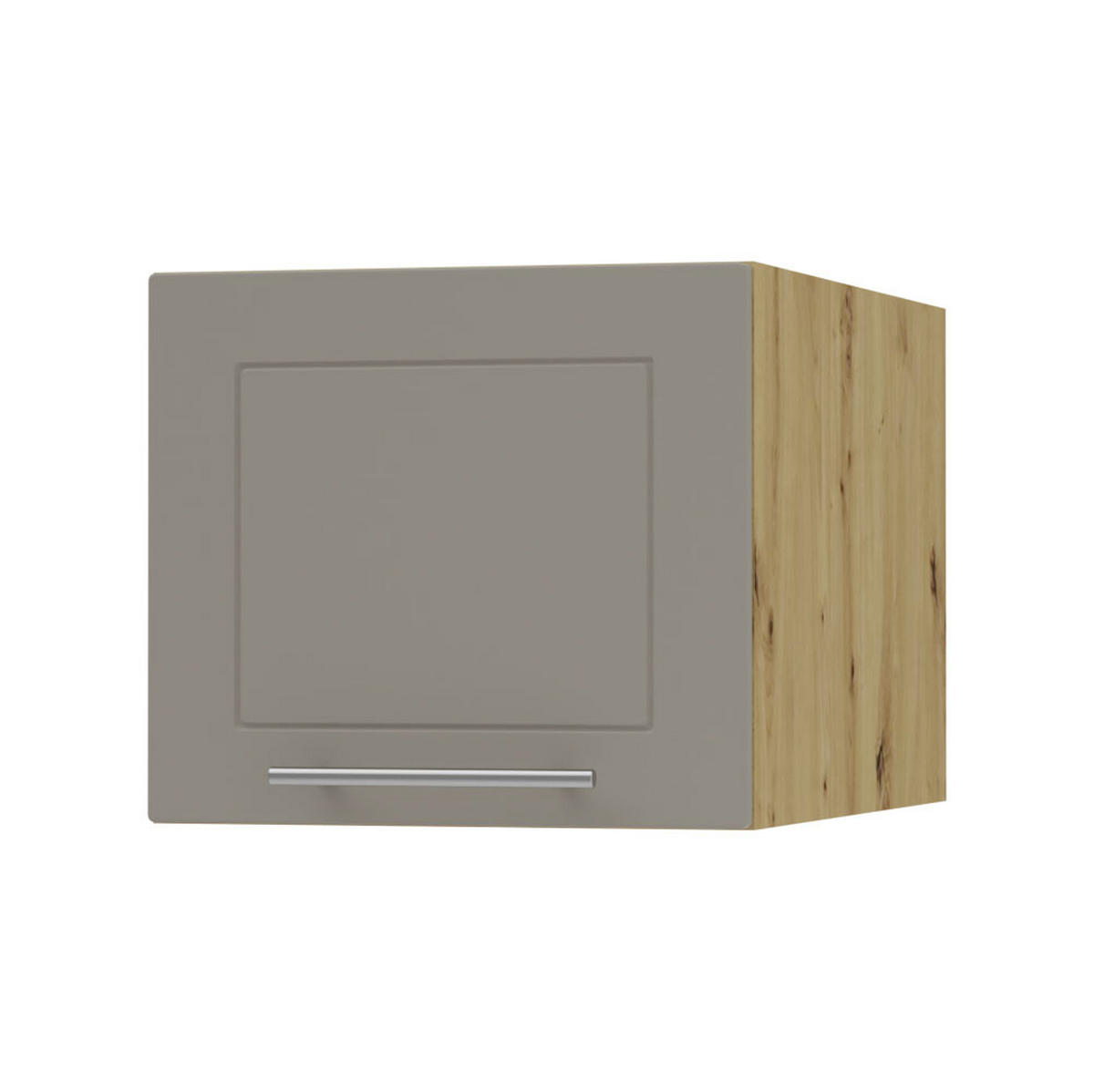 KLAPPHÄNGESCHRANK Kvantum W6B/45 Beige Matt / Eiche Artisan Matt 45 / 59 / 36cm - Beige/Eiche Artisan, Holz/Holzwerkstoff (45/36/59cm) - Feldmann-Wohnen