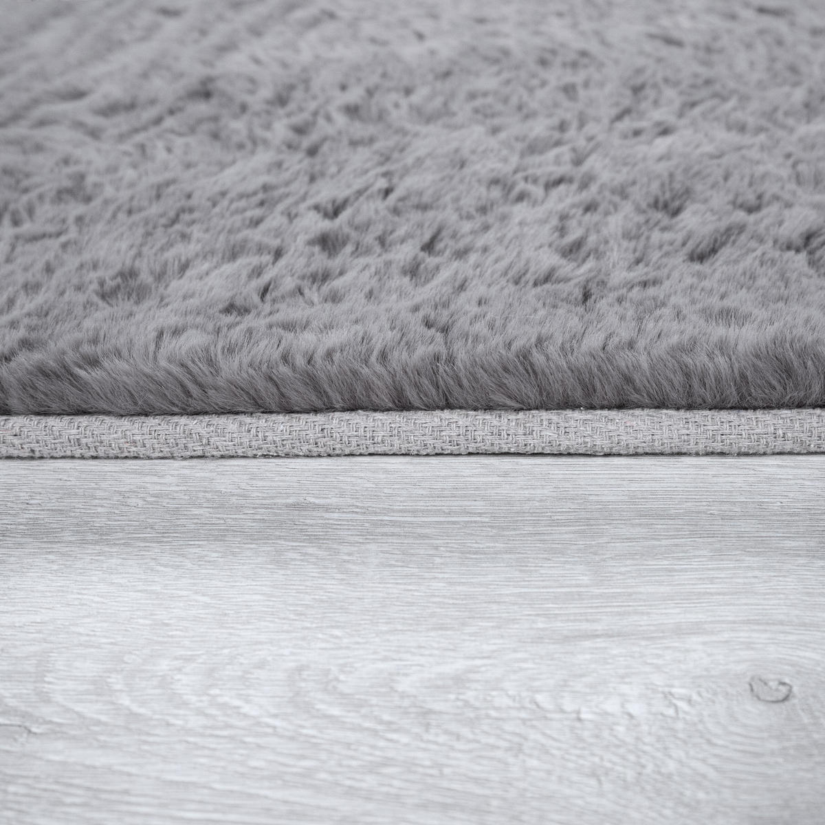 HOCHFLORTEPPICH 60/90 cm Rabbit 780 - Anthrazit, Textil (60/90cm) - Paco Home