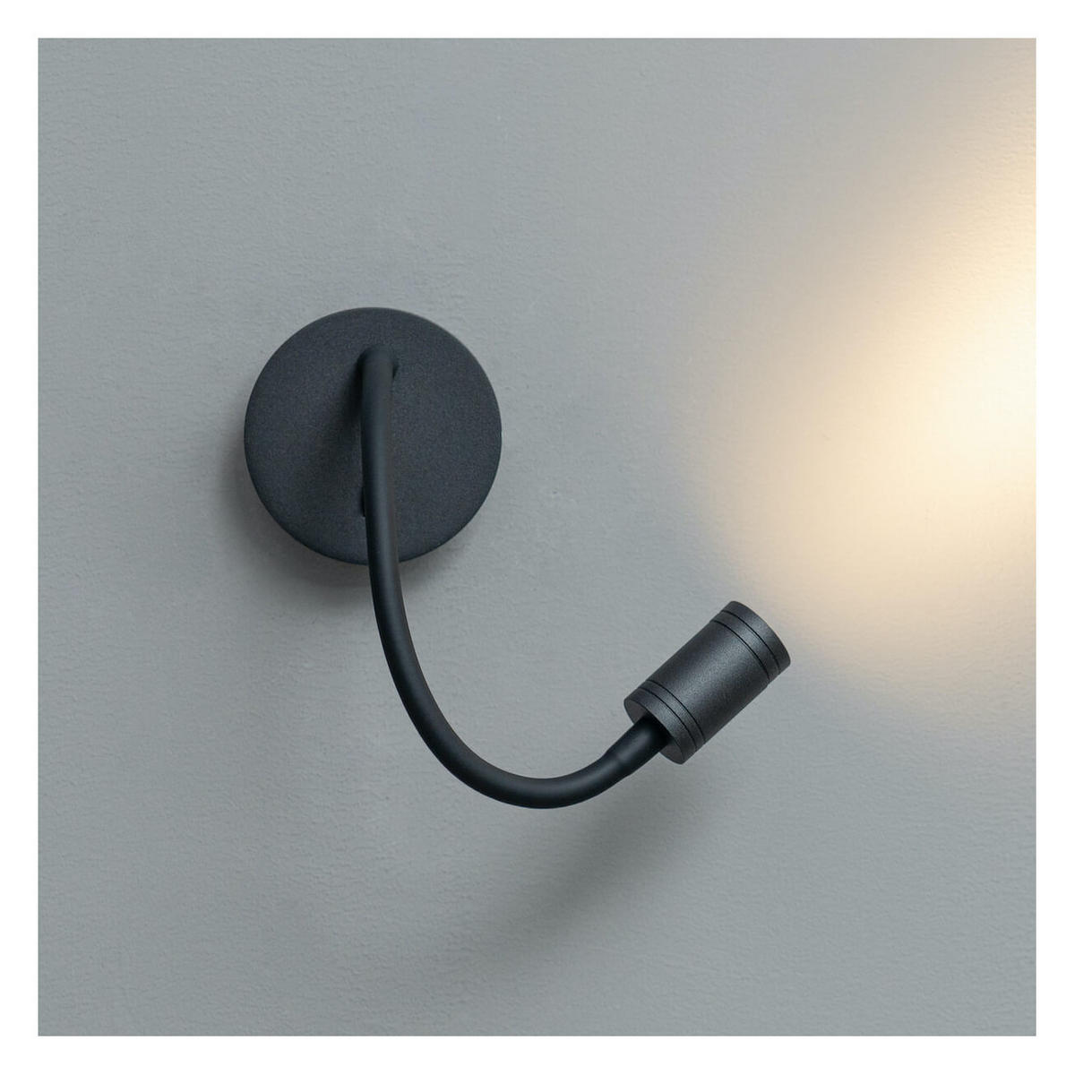 WANDLEUCHTE Aski, Schwarz, 34cm - Schwarz, Metall (9/9/34cm) - KOSILUM