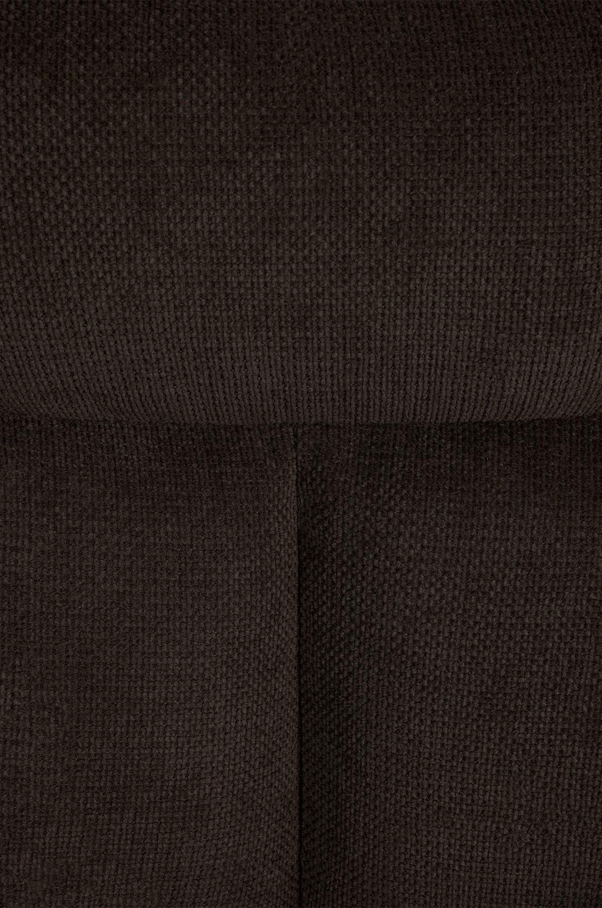 ARMLEHNENSTUHL 2er Set Stoff Braun - Schwarz/Braun, Textil/Metall (60/88/65cm) - CLP