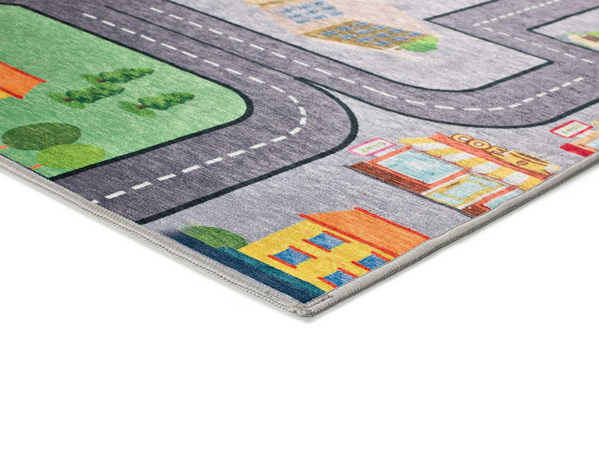 KINDERTEPPICH Waschbar Mehrfarbig Candy 120/170 cm - Multicolor, Kunststoff/Textil (120/170cm) - Atticgo