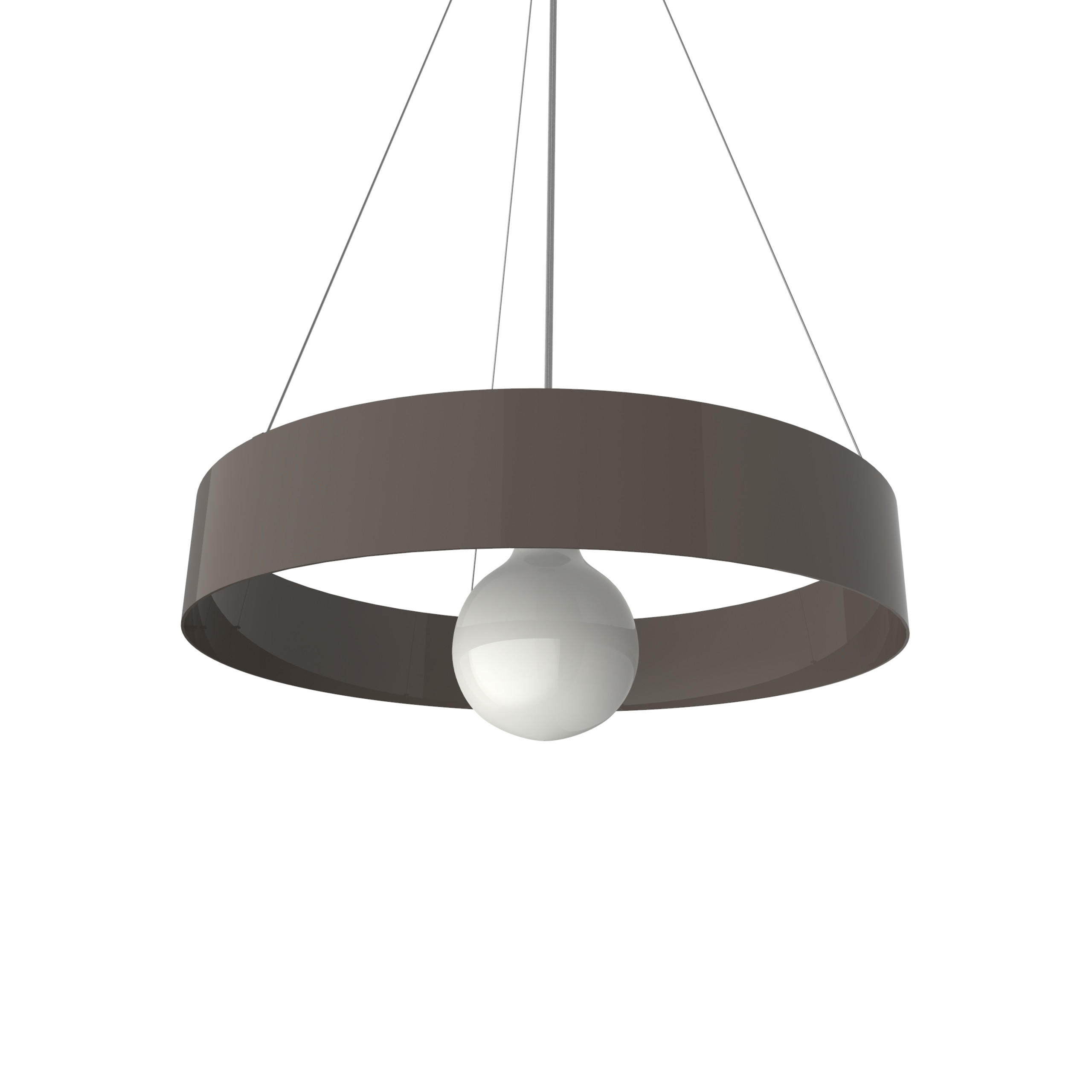 HÄNGELEUCHTE - Graubraun, Metall (40/40/6cm) - Lumicom