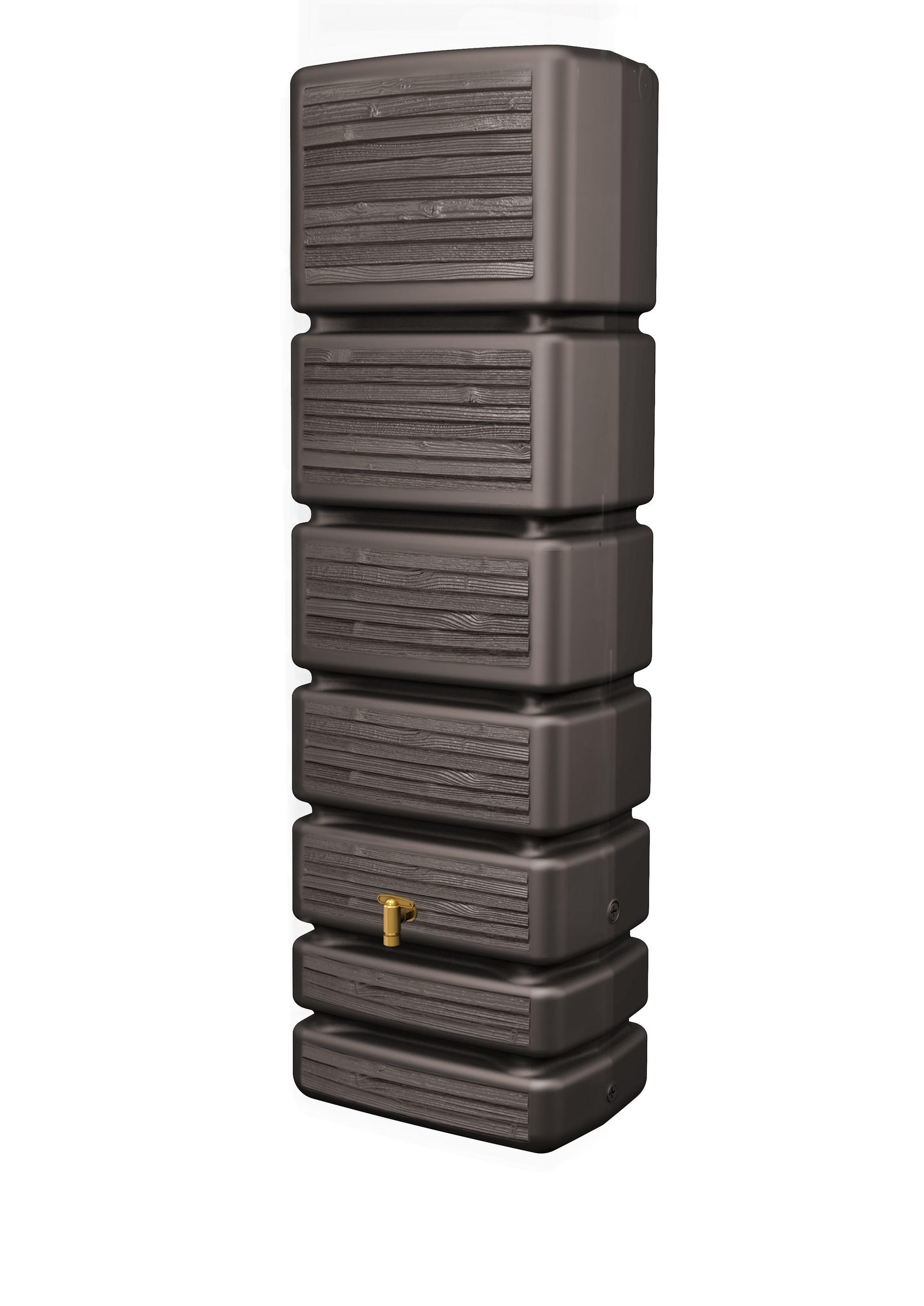 WANDTANK 350 L, dark - Braun, Kunststoff (60/184/39cm) - 4rain