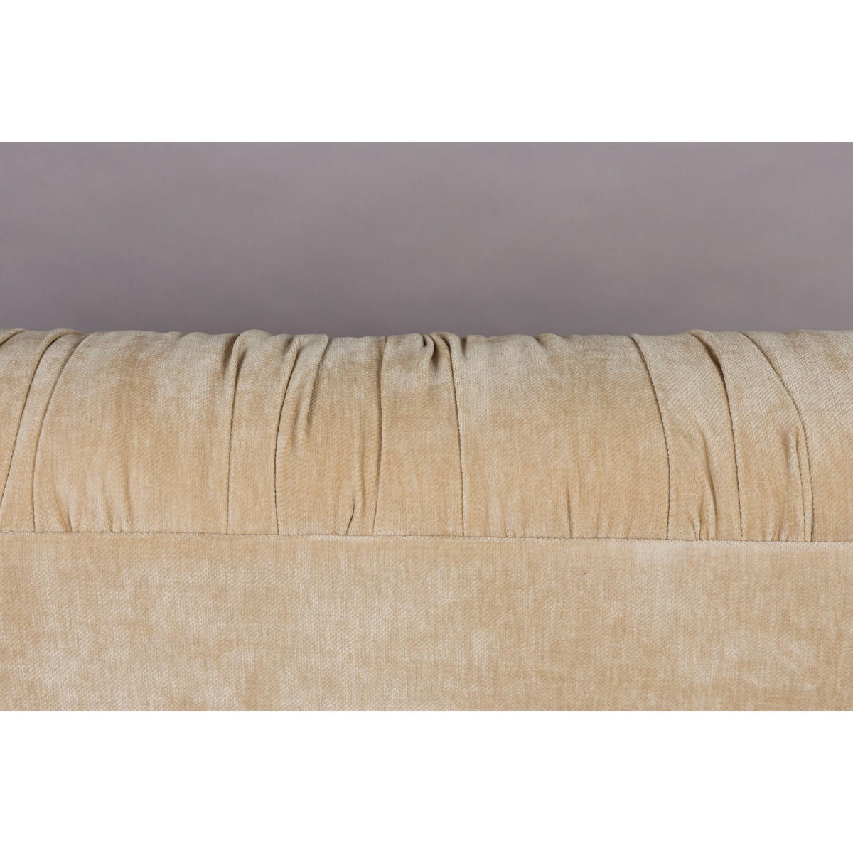 SOFA 3-SITZER Douglas Samt Beige - Beige, Kunststoff (214/78/102.5cm) - Dutchbone