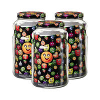 VORRATSGLÄSER Smile transparent 2,65 l 3er Set - Transparent, Glas (13/23/13cm) - Ritzenhoff Breker