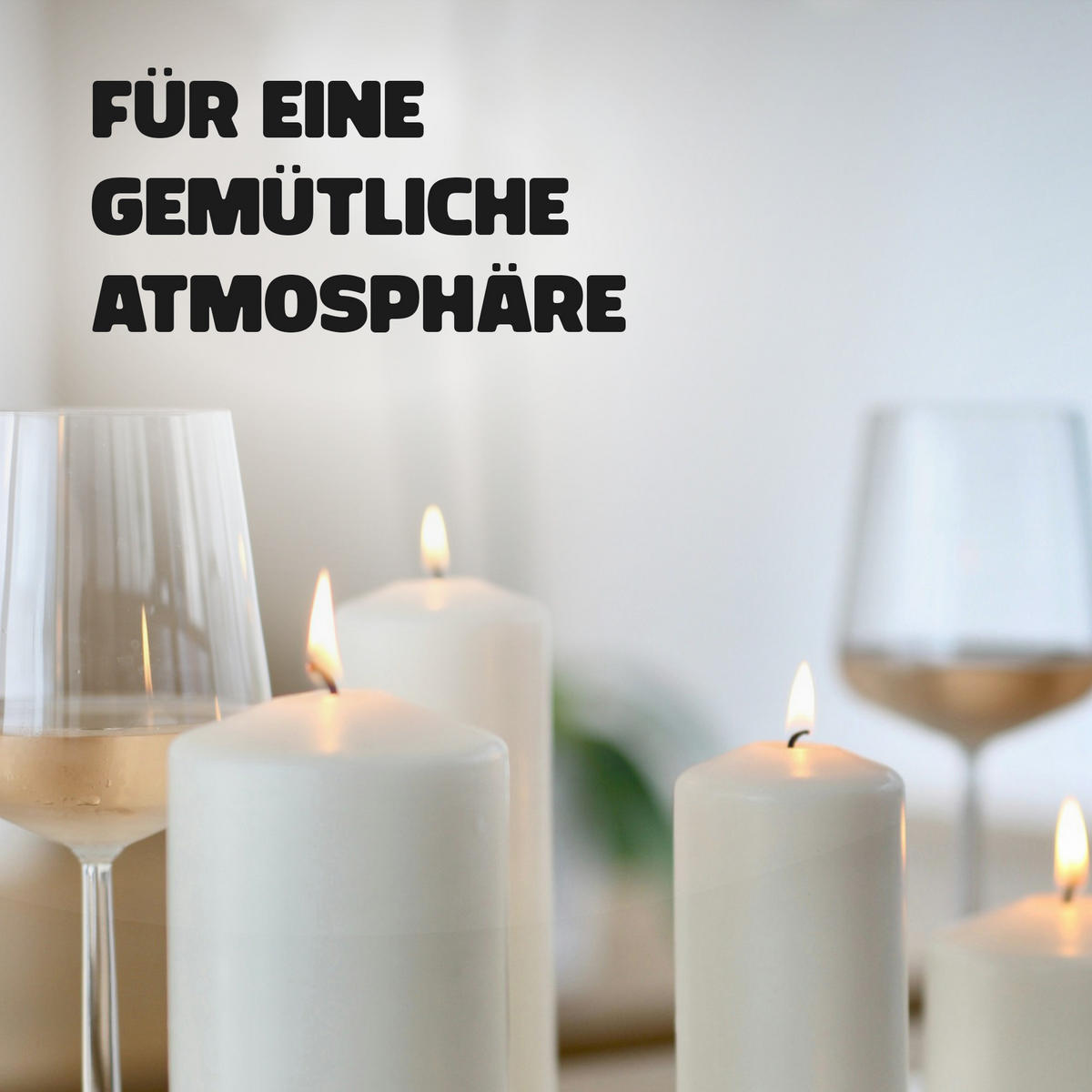 STUMPENKERZEN "Schwarz", Größe Ø7cm x Höhe: 16 cm - Schwarz, Naturmaterialien (7/16cm) - HS Candle