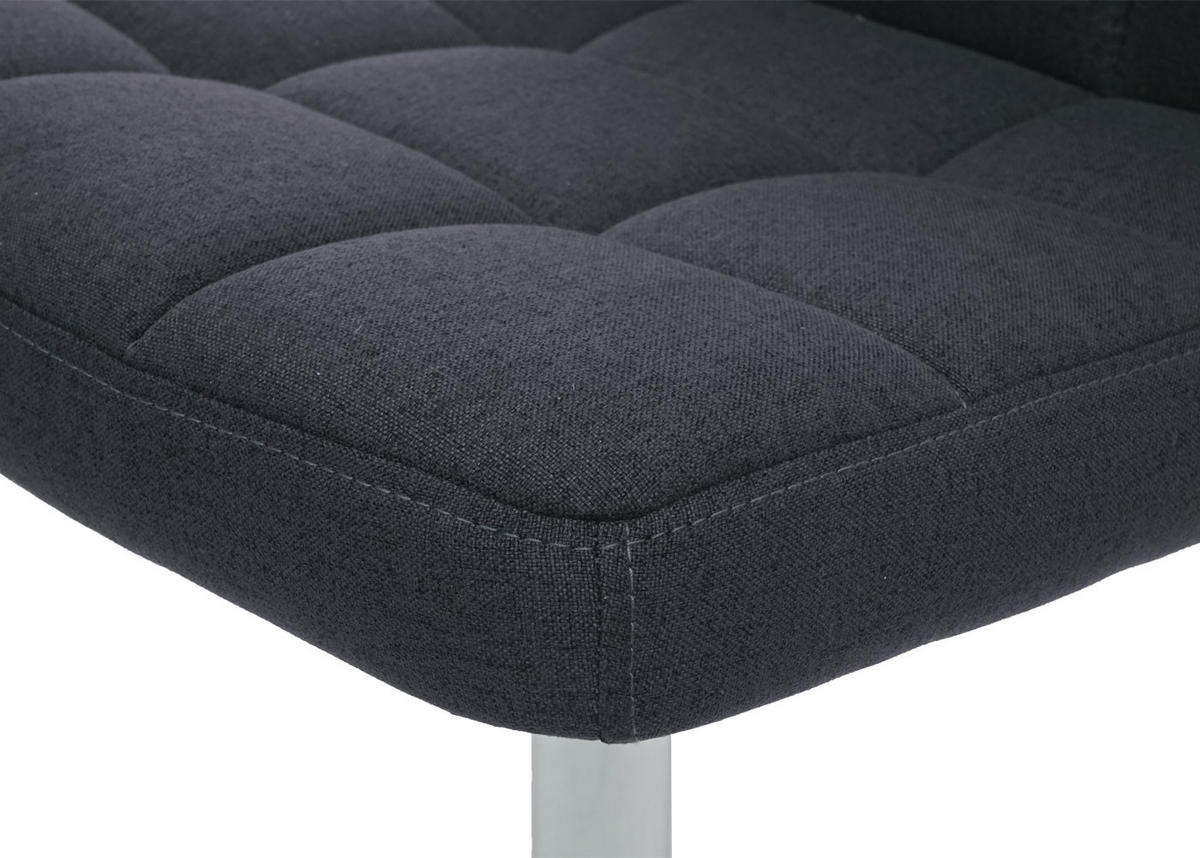 ESSZIMMERSTUHL Anthrazit - Dunkelgrau/Anthrazit, Textil (45/78/48cm) - Jamb
