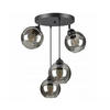 PENDELLEUCHTE HAGEN - Schwarz, Glas/Metall (40/40/70cm) - kiki design