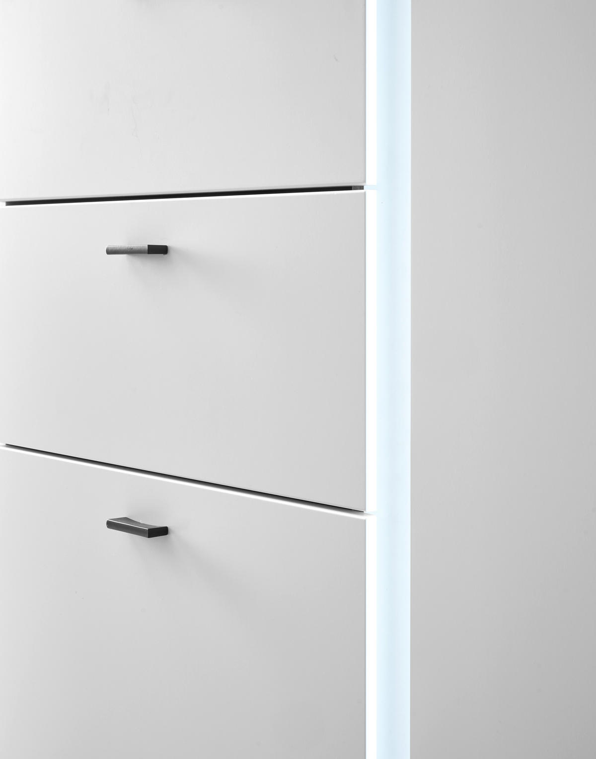 HIGHBOARD M19 Weiß Matt 100/125/42 cm - Weiß, Holzwerkstoff (100/125/42cm) - Livojo