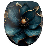 WC Sitz mit Absenkautomatik Bellezza - Blau, Holzwerkstoff (38/6/47cm) - Sanilo