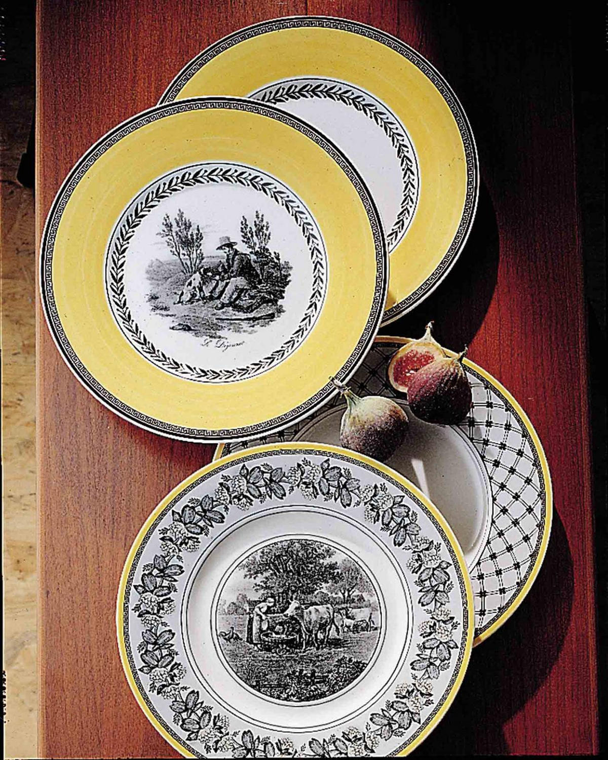 SUPPENTELLER Audun Promenade weiß-grau-gelb ø 24,2 cm 6er Set - Gelb/Weiß, Keramik (24.2cm) - Villeroy & Boch