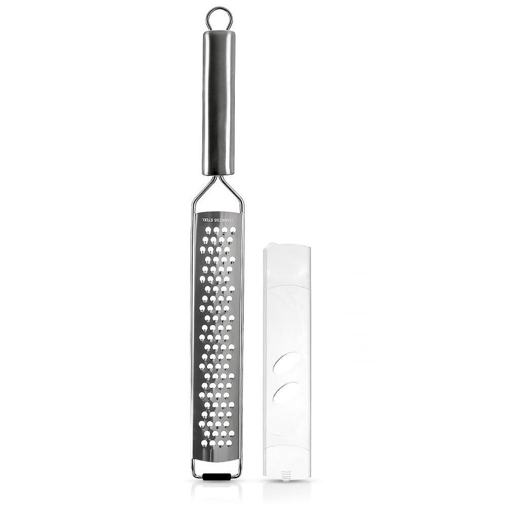 KÜCHENREIBE Flachstahl 38 cm - Silberfarben, Metall (4/38/1.5cm) - Orion 