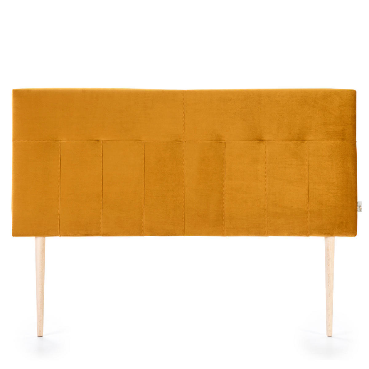KOPFTEIL 160x100 cm Napoles Senf - Dunkelgelb, Textil (8/100/160cm) - VS Venta-stock