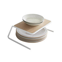 TELLERSTÄNDER Tosca 2446 weiß 9x26,5x19,5 cm - Weiß, Metall (19.5/9/19.5cm) - Yamazaki