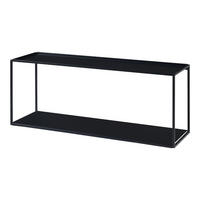 WANDREGAL Notodden - Schwarz, Metall (90/35/25cm) - [en.casa]