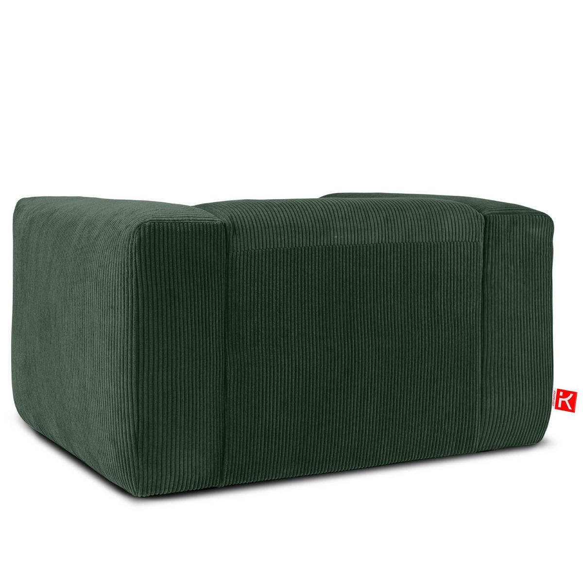 SESSEL BUFFO , Dunkelgrün - Dunkelgrün, Textil (130/73/96cm) - KONSIMO®