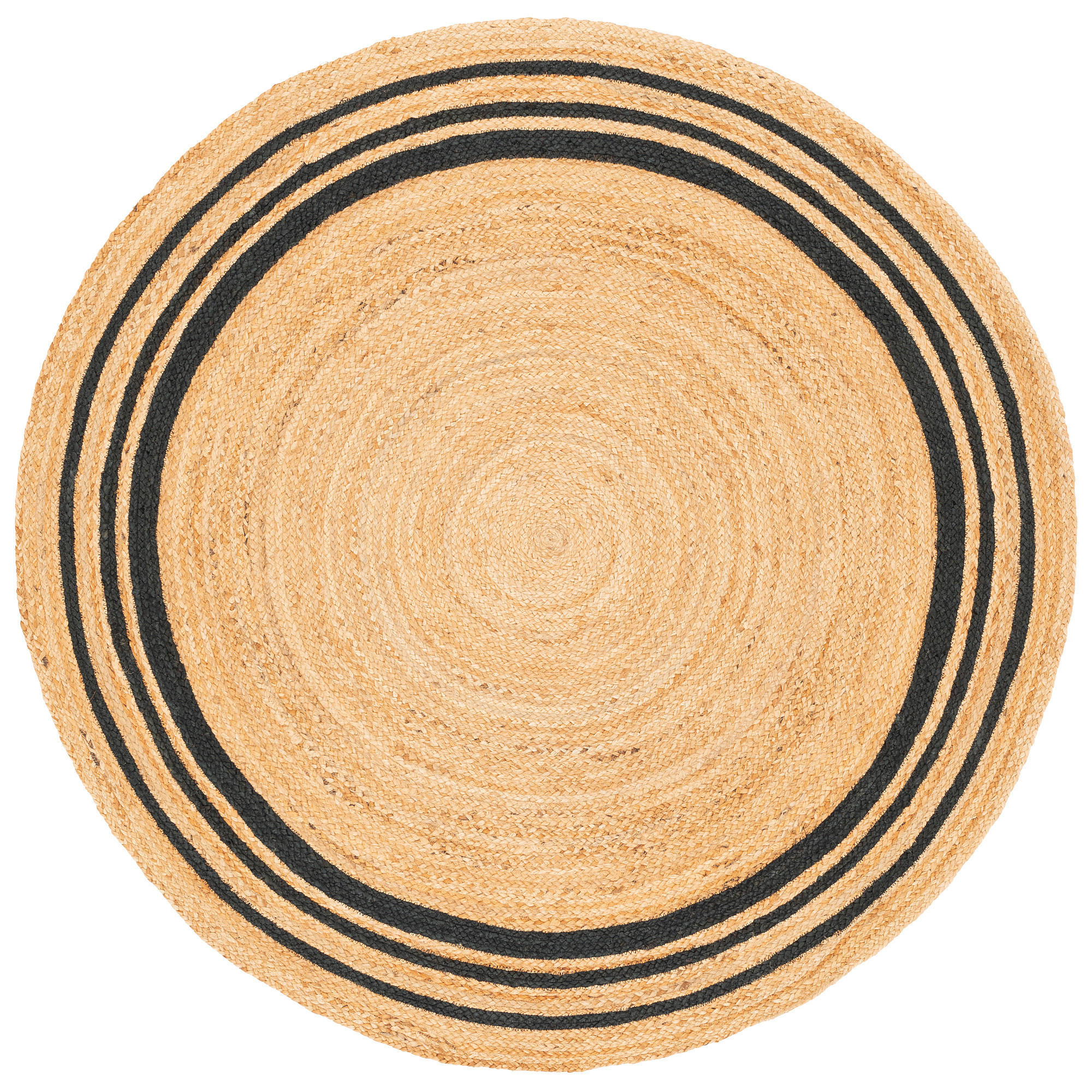Pergamon Naturfaser Anthrazit 120x120 cm