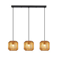 PENDELLEUCHTE BERTRAM Ⅲ 71/21/150 cm - Schwarz, Metall (71/21/150cm) - Nettlife