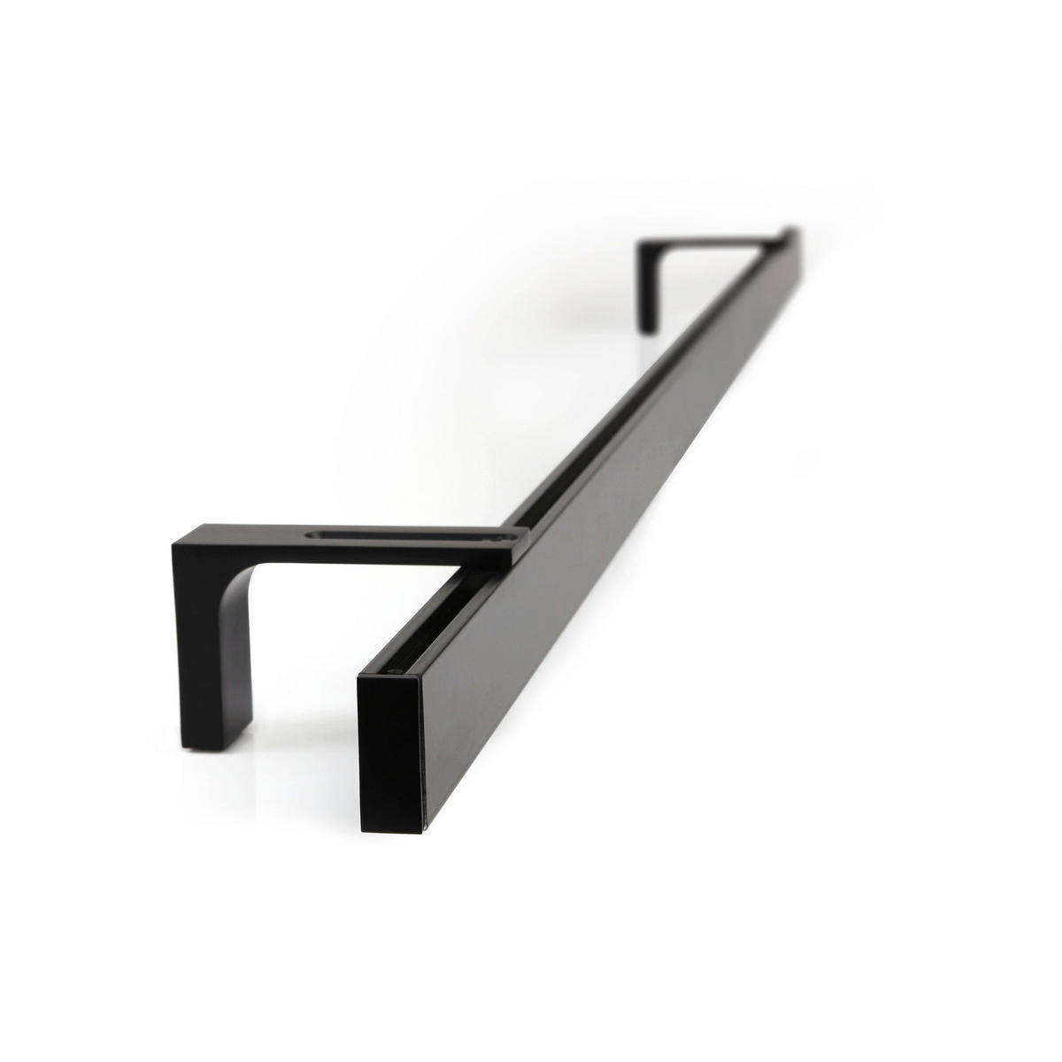 GARDINENSCHIENE Innenlauf auf Maß 1-läufig Schwarz - Serie Loft - Schwarz, Metall (250cm) - Deco-Raum