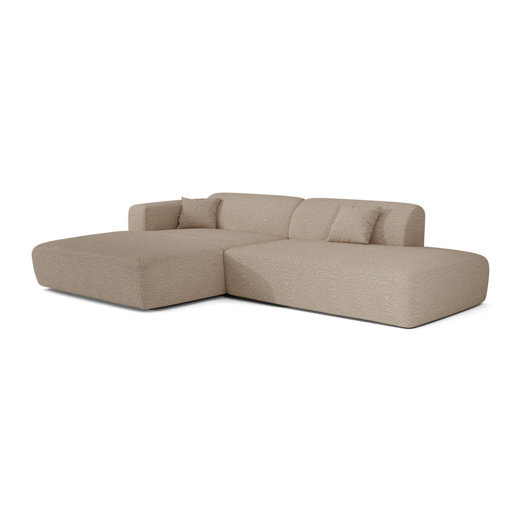 Thumbnail - Sia Home Ecksofa, Taupe, Textil, 5-Sitzer, L-Form, 310x96 cm, Wohnzimmer, Sofas & Couches, Wohnlandschaften, Ecksofas