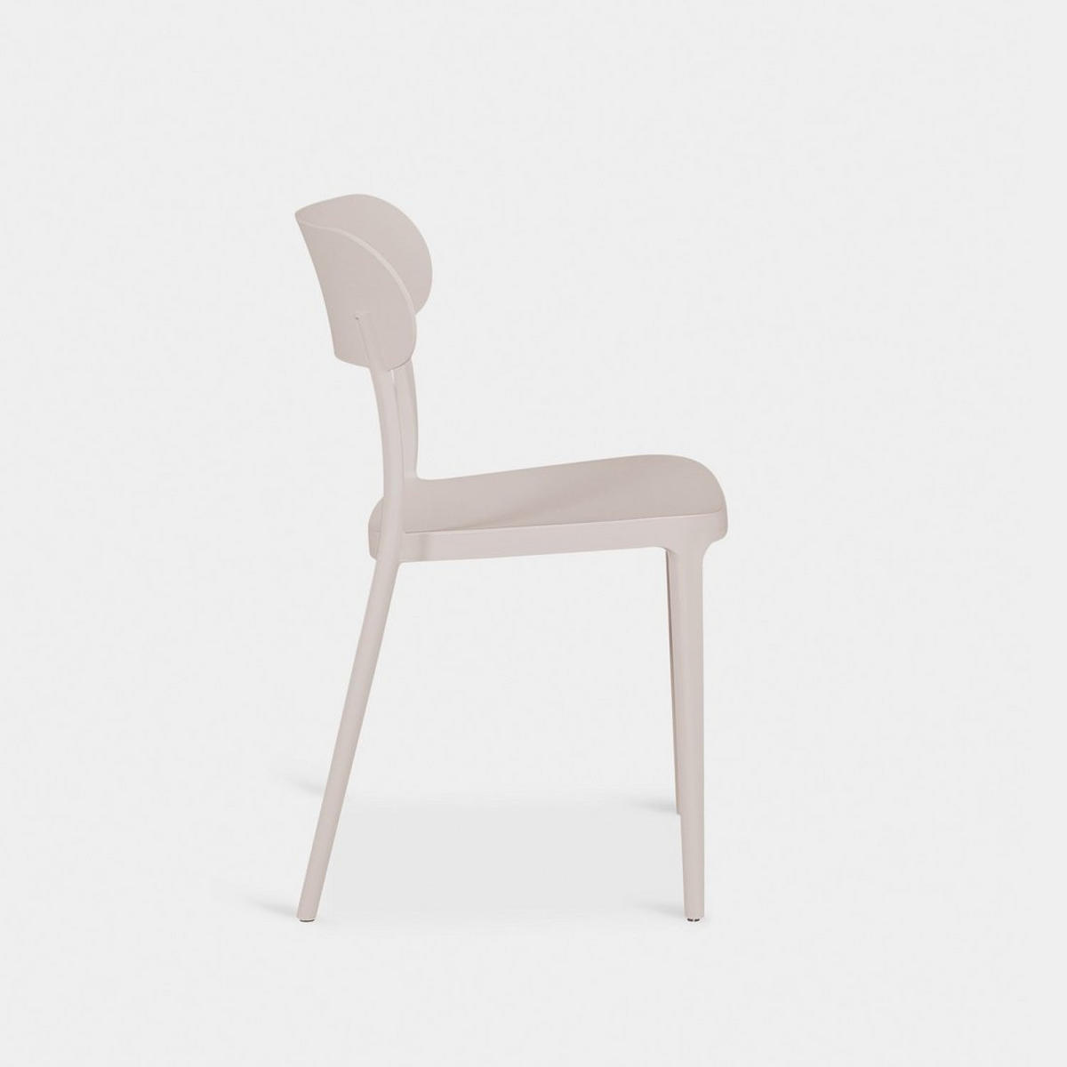 STUHL FÜR DRAUSSEN Moira Beige 47 cm x 80 cm - Beige, Kunststoff (47/80/51cm) - Klast Home