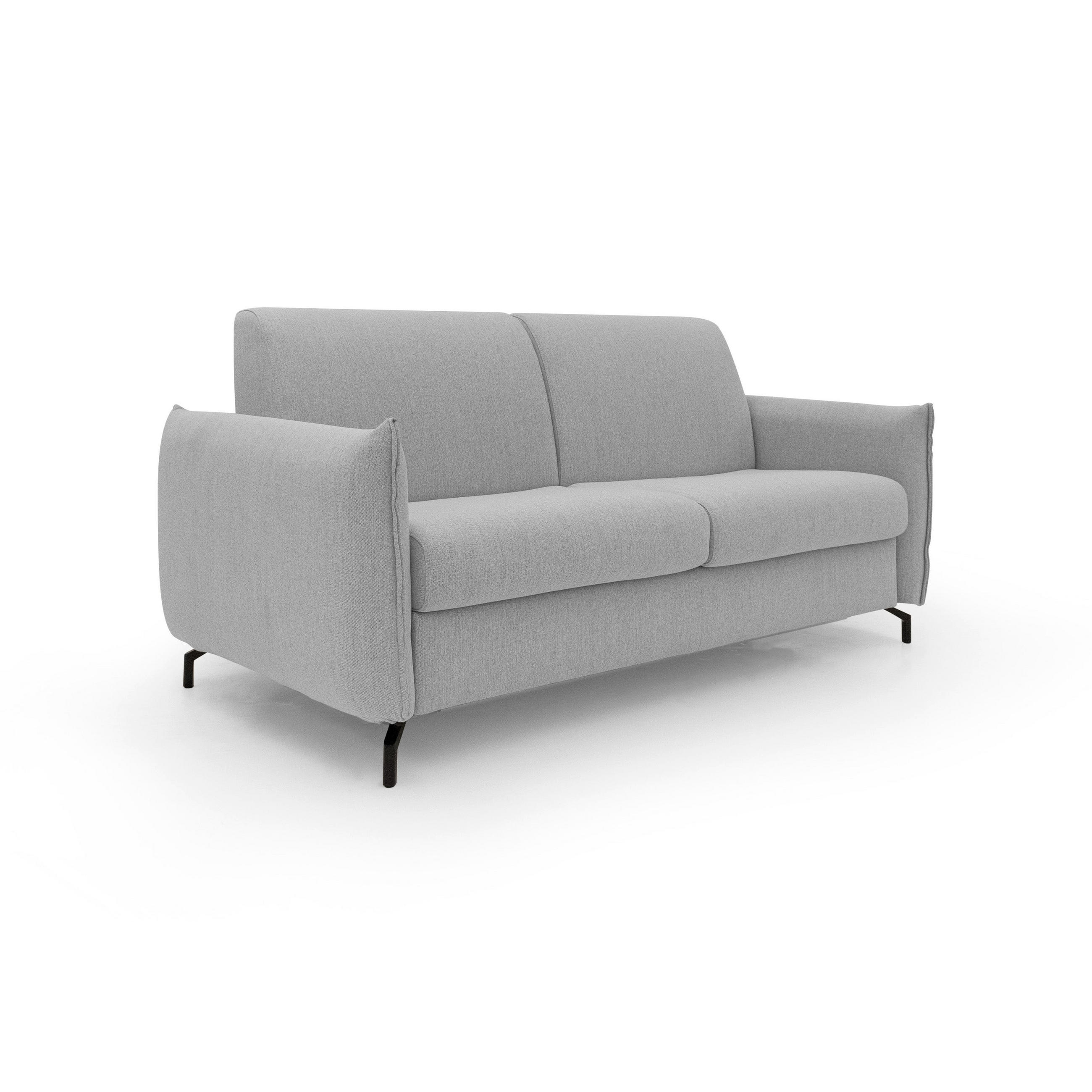 SCHLAFSOFA Scarlet - Grau, Textil (175/95/96cm) - Divani.store