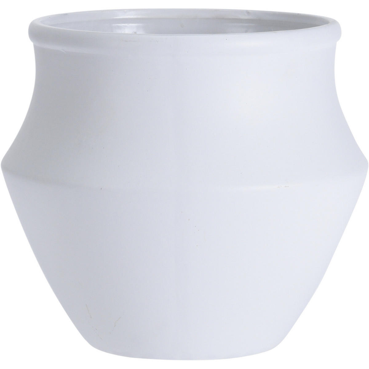 BLUMENTOPF Keramik Tera Ø 21 cm - Weiß, Keramik (21/18cm)