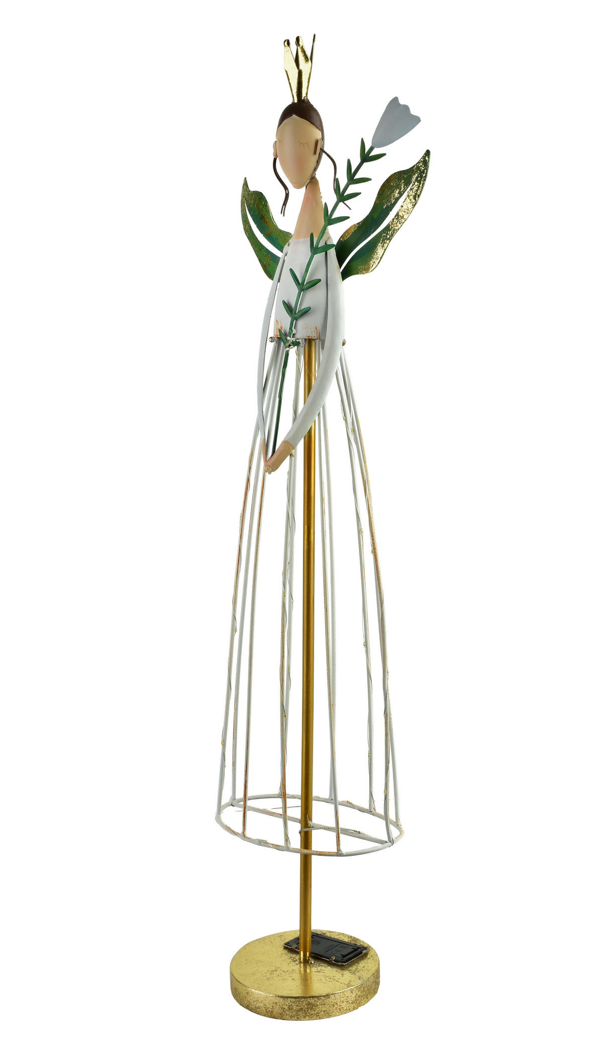 DEKOFIGUR Lydia gold 23/13/80 cm Metall - Goldfarben, Metall (13/80/23cm) - Mondex