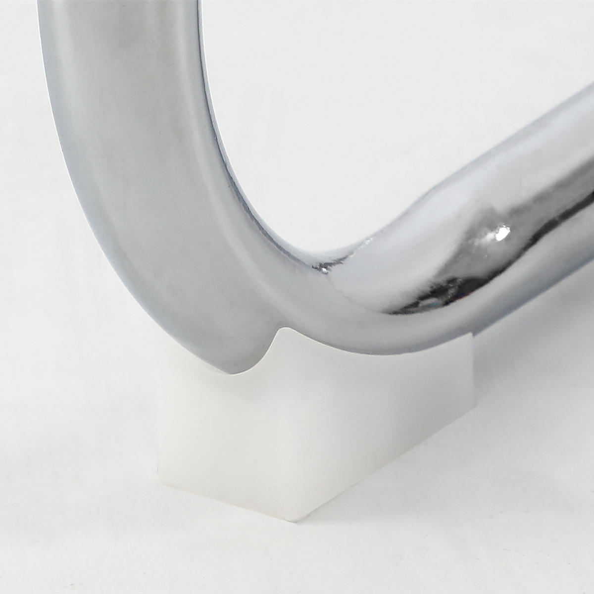 FREISCHWINGER 2er-Set - Silber - Weiß - Eisen - Polypropylen - 48 x 79 x 50 cm - Weiß, Kunststoff/Metall (48/79/50cm) - home24