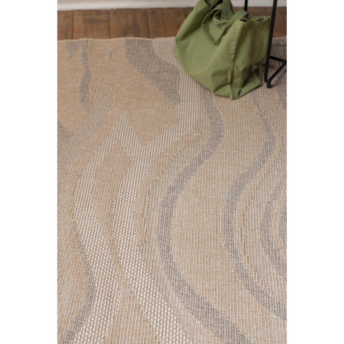 OUTDOOR-TEPPICH Clem natur 160 x 230 x 1 cm - Naturfarben, Textil (160/230cm) - Vivaraise