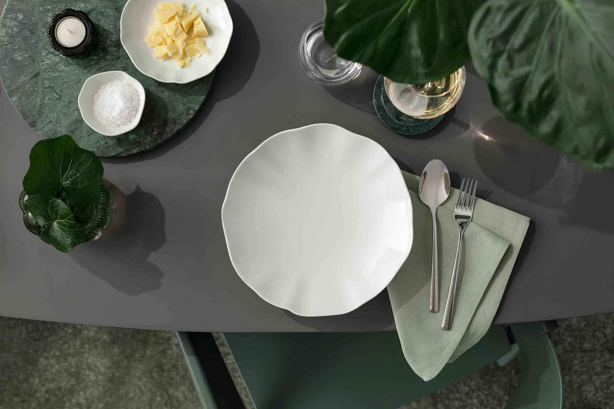 TAFELSERVICE Pura weiß 12er Set - Weiß, Keramik (1/1/1cm) - Villeroy & Boch