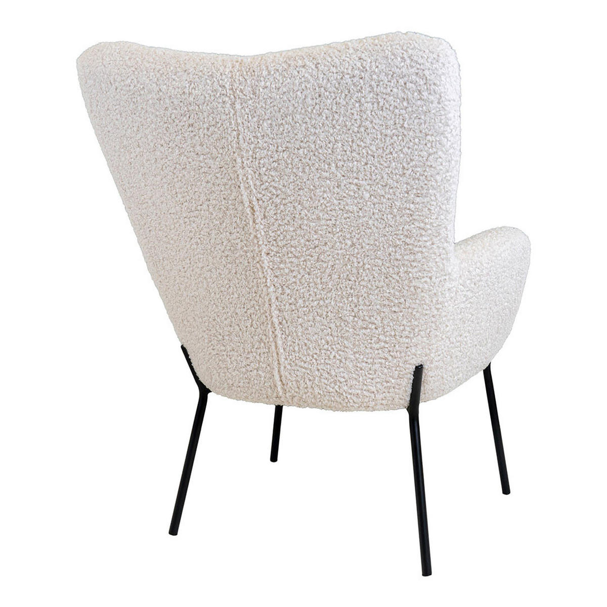 FÅTÖLJ Glasgow för 1 person 70 x 79 x 98 cm – vit - Vit, Träbaserade material/Textil (70/98/79cm) - ebuy24