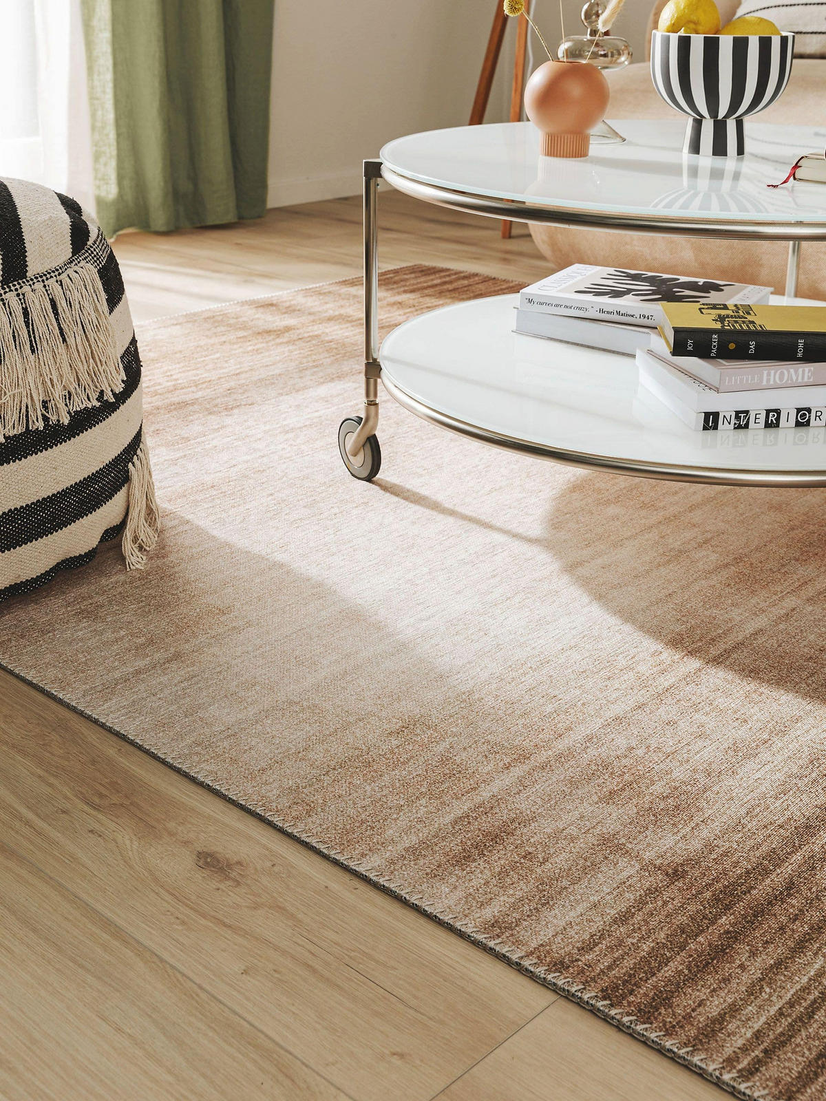 TEPPICH Laury Beige 200x300 cm - Beige, Textil (200/300cm) - benuta Pop
