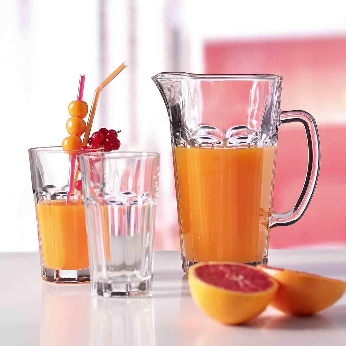 LONGDRINKGLÄSER Rock transparent 540 ml 4er Set - Transparent, Glas (0.54L) - Leonardo Living