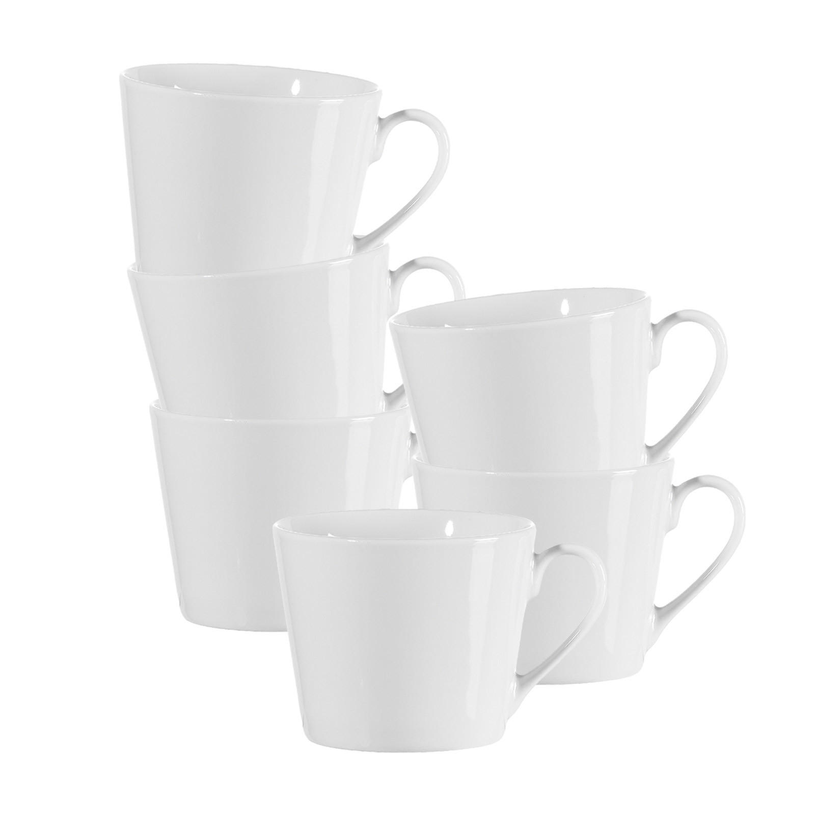 KAFFEETASSEN Bianco Conico weiß 180 ml 6er Set - Weiß, Keramik (0.18L) - Ritzenhoff Breker