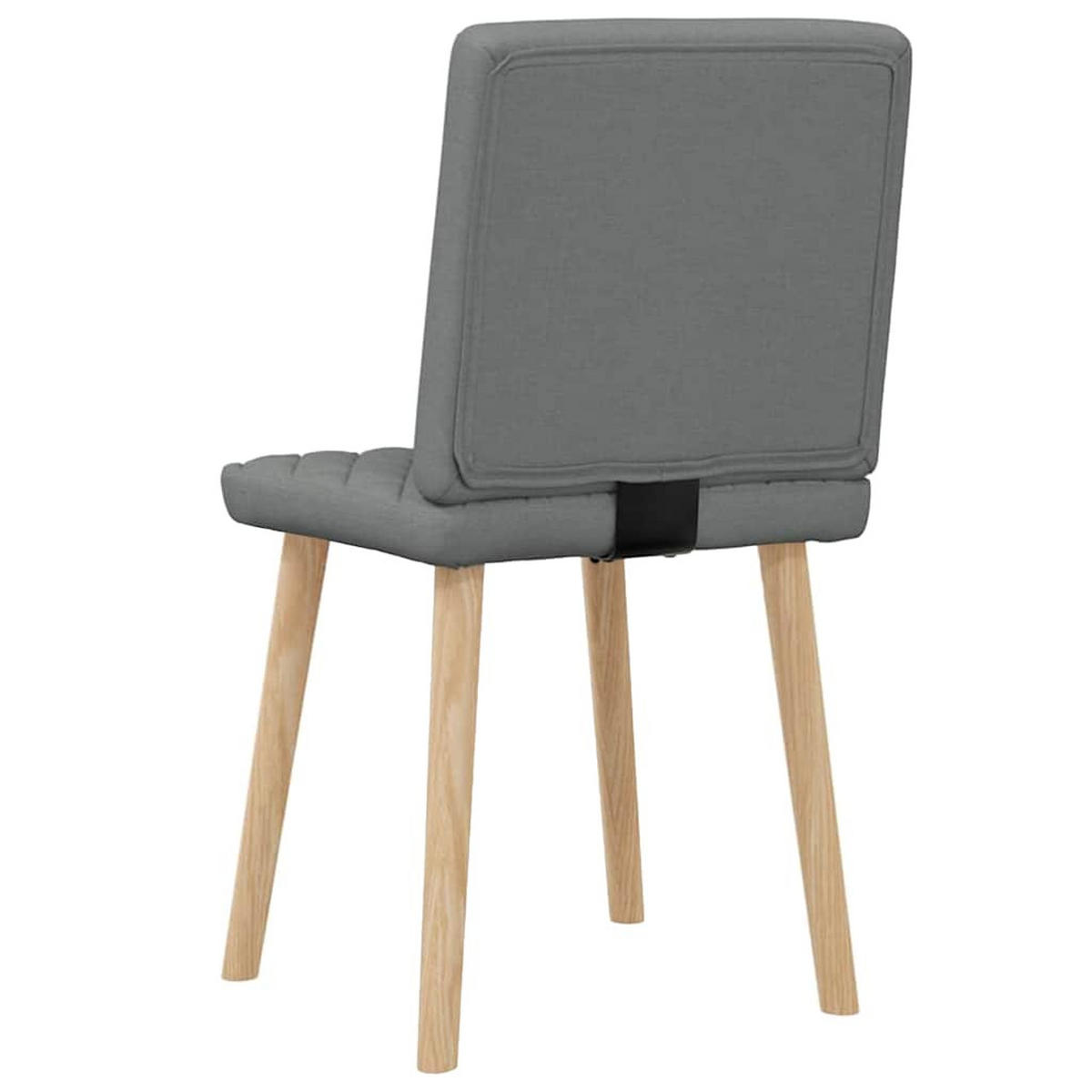 ESSZIMMERSTÜHLE 2 Stk. Dunkelgrau Stoff 45*54*86cm - Dunkelgrau, Metall (45/86/54cm) - ZMH