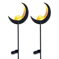 LED AUSSENLEUCHTE Bronze Glas 2er Set - Bronzefarben, Glas (18/6/90cm) - Globo Lighting