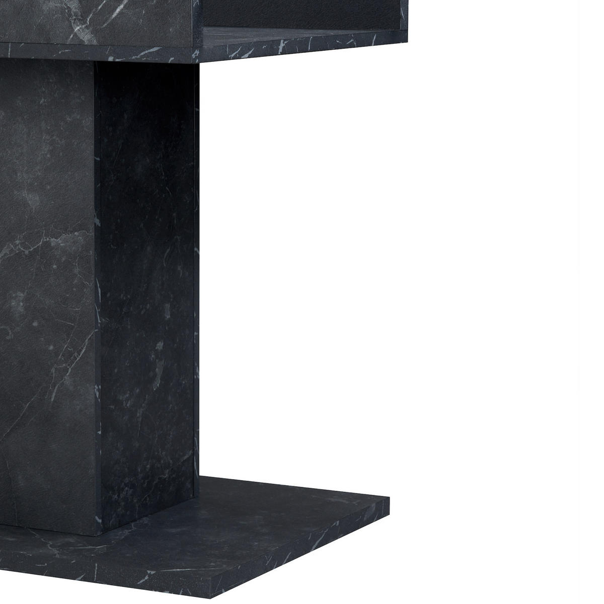 ESSTISCH BOSCO 120-160/80/76 cm - Anthrazit/Sonoma Eiche, Holzwerkstoff (80/120/76cm) - B&D Home