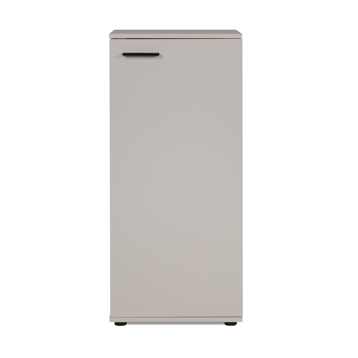 SCHUHSCHRANK 6 Fächer Satos - L50 cm - Beige, Holzwerkstoff (34/110/50cm) - Calicosy