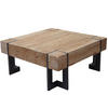 COUCHTISCH quadrat Braun - Braun, Holz (90/90/40cm) - MCW